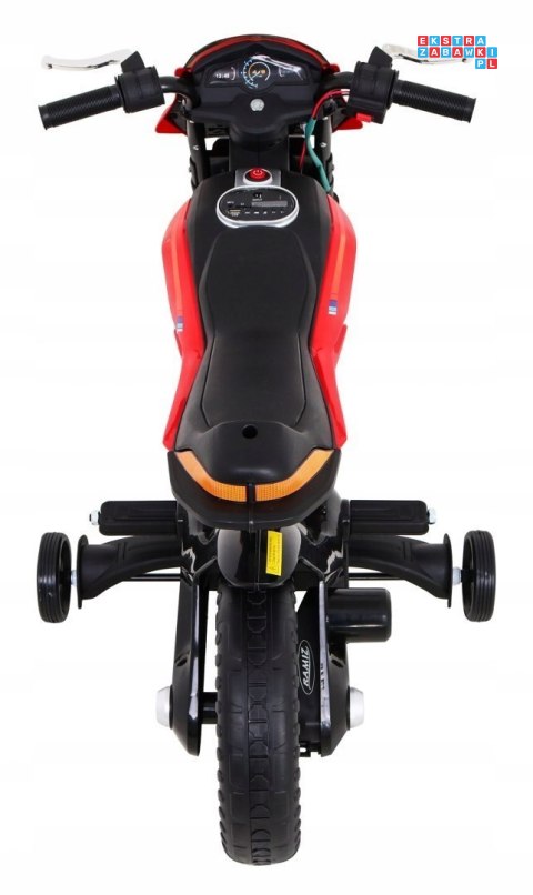 Night Rider Motor na akumulator z Kółkami pomocniczymi dla dzieci MP3 USB + Gaz w manetce