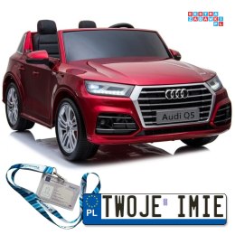 Nowe Audi Q5 2-osobowe Lakierowane Auto Pojazd na Akumulator Ekoskóra