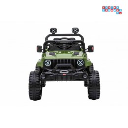 [HL598] OFF Road speed na akumulator 4x35W 12V/7Ah ekoskóra radio - zielony