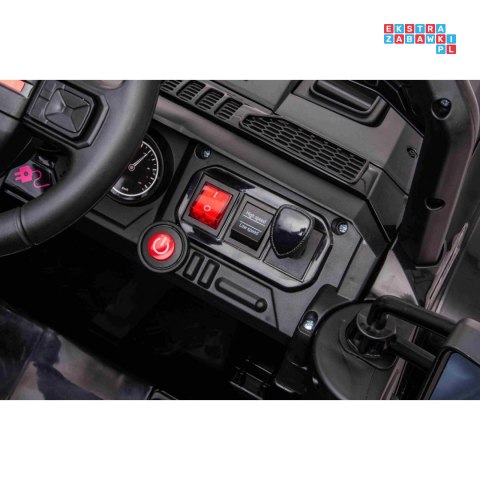 OFF Road speed 4X35W Auto na akumulator dla dzieci Ekoskóra Radio