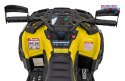 [CA005] Quad CAN-AM Outlander ATV na akumulator 4x200W 24V/7Ah EVA LED ekoskóra - żółty