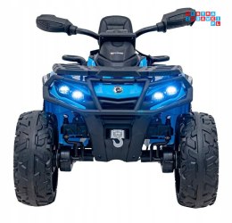 [CA005] Quad CAN-AM Outlander ATV na akumulator 4x200W 24V/7Ah EVA LED ekoskóra - niebieski