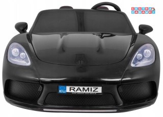 Czarne Perfecta Auto na akumulator - pompowane koła, MP3, LED