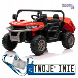 Pick-Up Speed 900 z napędem 4x4 Auto dla dzieci Ruchomy kiper Bagażnik Pilot Łopatka Audio LED