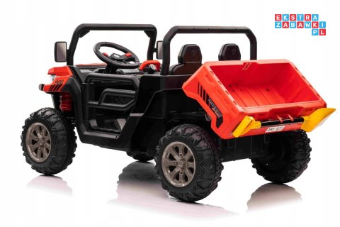 Pick-Up Speed 900 z napędem 4x4 Auto dla dzieci Ruchomy kiper Bagażnik Pilot Łopatka Audio LED