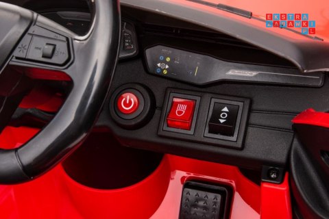 [11967] Audi RS6 na akumulator 2x45W 12/4.5Ah Pilot LED EVA - czerwony