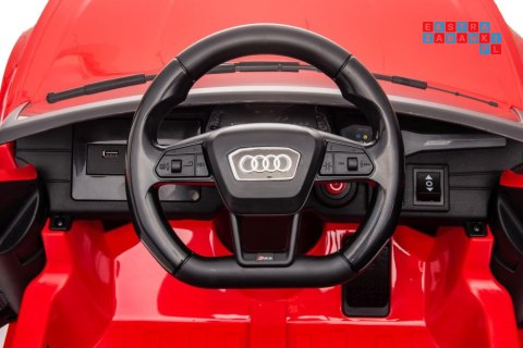 [11967] Audi RS6 na akumulator 2x45W 12/4.5Ah Pilot LED EVA - czerwony