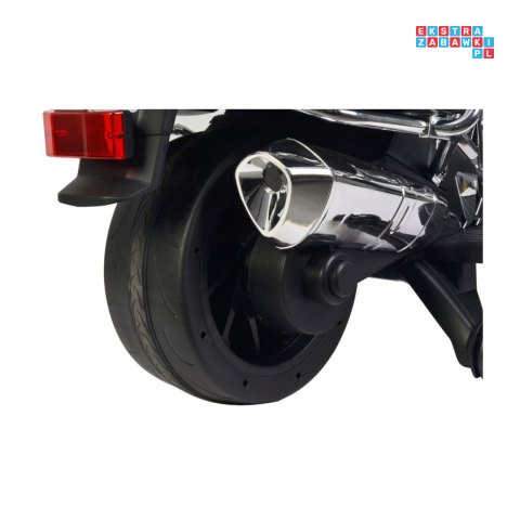 [PA.212.SR] Motocykl BMW policja 12V/7Ah koła EVA, kluczyk, policyjne światła LED