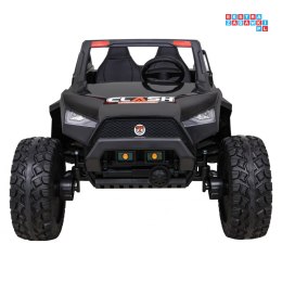 [SX1928] Buggy clash na akumulator 4x45W 12V/14Ah pilot ekoskóra EVA LED MP3 - czarny