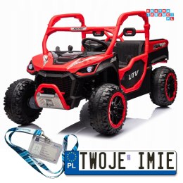Pojazd Farmer Truck UTV Racing Na Akumulator Ekoskóra EVA Mp3 USB Pasy LED