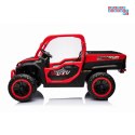 Pojazd Farmer Truck UTV Racing Na Akumulator Ekoskóra EVA Mp3 USB Pasy LED