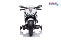 [13556] Motocykl Honda CBR 1000RR na akumulator 1x45W 12V/3.5Ah LED melodie i klakson - biały