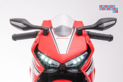 [13555] Motocykl Honda CBR 1000RR na akumulator 1x45W 12V/3.5Ah LED melodie i klakson - czerwony