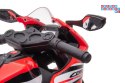 [13555] Motocykl Honda CBR 1000RR na akumulator 1x45W 12V/3.5Ah LED melodie i klakson - czerwony