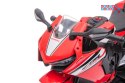 [13555] Motocykl Honda CBR 1000RR na akumulator 1x45W 12V/3.5Ah LED melodie i klakson - czerwony