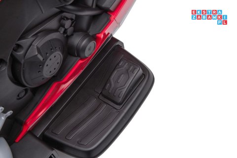 [13555] Motocykl Honda CBR 1000RR na akumulator 1x45W 12V/3.5Ah LED melodie i klakson - czerwony