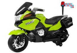 Pojazd Motor na Akumulator Policja HZB118 2x45W Ekoskóra EVA LED