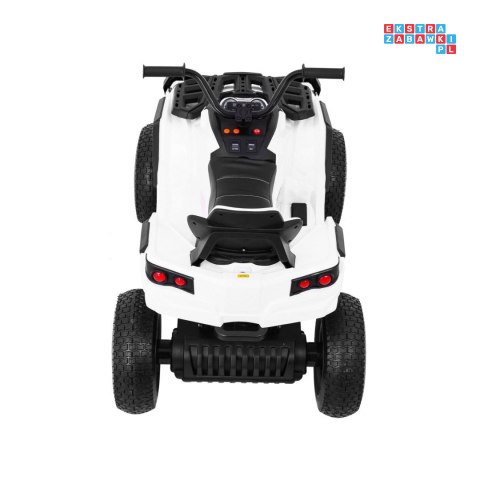 [BDM0906.AIR] Quad ATV Air na akumulator 2x45W 12V/7Ah Koła pompowane MP3 Wolny Start - biały