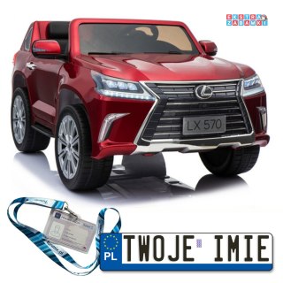 Pojazd na Akumulator LEXUS DK-LX570 Lakierowany LCD 4x45W EVA LED