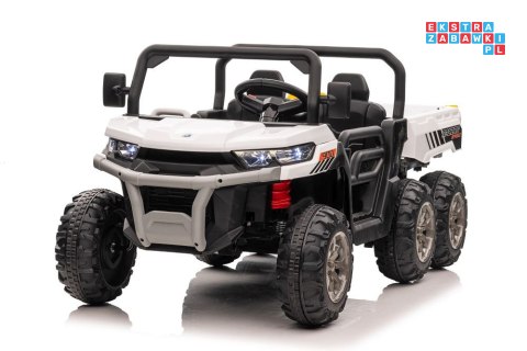 Pojazd XMX623B Na Akumulator 24V Ekoskóra Koła EVA LED MP4 Bluetooth Pasy