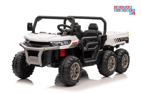 Pojazd XMX623B Na Akumulator 24V Ekoskóra Koła EVA LED MP4 Bluetooth Pasy