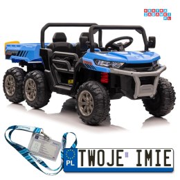 Pojazd XMX623B Na Akumulator 24V Ekoskóra Koła EVA LED MP4 Bluetooth Pasy