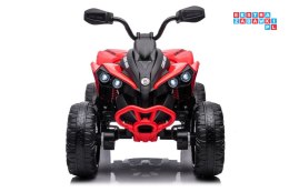 [13586] Quad CAN-AM Renegate na akumulator 4x45W 12V/7Ah Pilot Radio EVA LED - czerwony