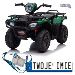 [13552] Quad JC915 na akumulator 2x45W 12V/4,5Ah MP3 LED - zielony