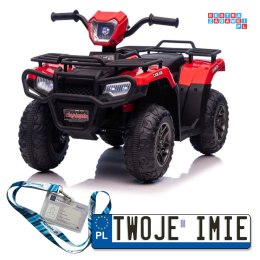 [13551] Quad JC915 na akumulator 2x45W 12V/4,5Ah MP3 LED - czerwony