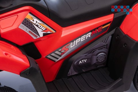 [13551] Quad JC915 na akumulator 2x45W 12V/4,5Ah MP3 LED - czerwony