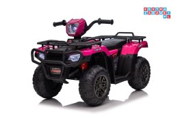 [13550] Quad JC915 na akumulator 2x45W 12V/4,5Ah MP3 LED - różowy