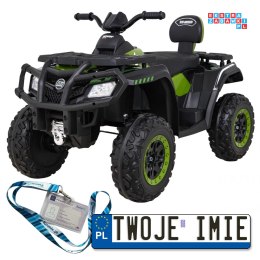 [S615] Quad XT-Speed na akumulator 4x80W 24V/7Ah EVA MP3 LED - zielony