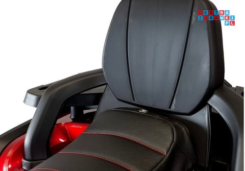 [7493] Quad XMX607 lakierowany na akumulator 4x45W 12V/10Ah EVA LED - czerwony