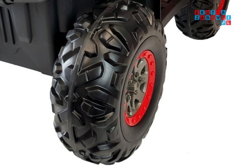 [7493] Quad XMX607 lakierowany na akumulator 4x45W 12V/10Ah EVA LED - czerwony