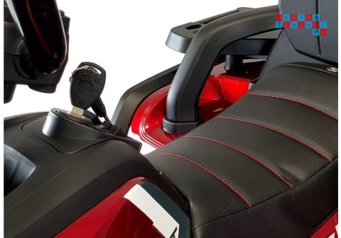 [7493] Quad XMX607 lakierowany na akumulator 4x45W 12V/10Ah EVA LED - czerwony