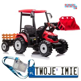Pojazd Traktor Na Akumulator Z Przyczepą Bluetooth 2x45W 24V LED