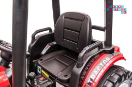 Pojazd Traktor Na Akumulator Z Przyczepą Bluetooth 2x45W 24V LED