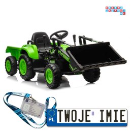 Pojazd Traktor Na Akumulator Z łyżką BW-X002A Ekoskóra 2x45W LED
