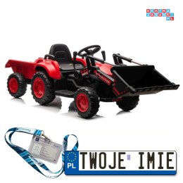 Pojazd Traktor Na Akumulator Z łyżką BW-X002A Ekoskóra 2x45W LED