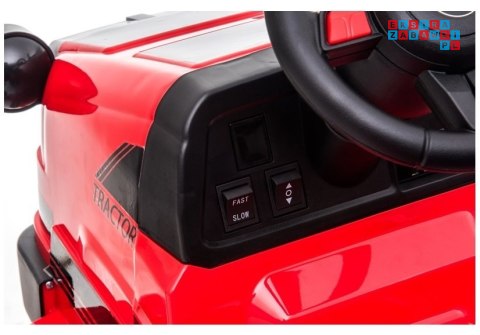 Pojazd Traktor na Akumulator z Przyczepą 2x45W Bluetooth Radio LED