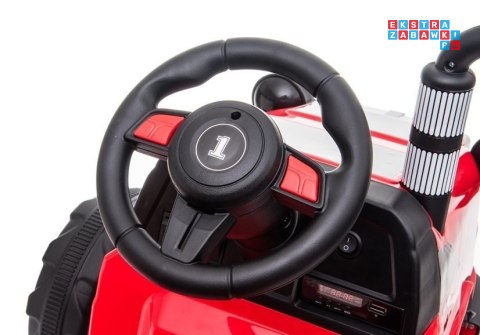 Pojazd Traktor na Akumulator z Przyczepą 2x45W Bluetooth Radio LED