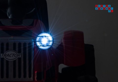 Pojazd Traktor na Akumulator z Przyczepą 2x45W Bluetooth Radio LED