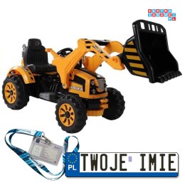 Pojazd Traktor na akumulator z Łyżką Koparka 2x45W