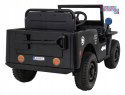 Pojazd Wojskowy Retro z napędem 4X4 na Pilota 2 Bagażniki Wolny Start MP3 LED
