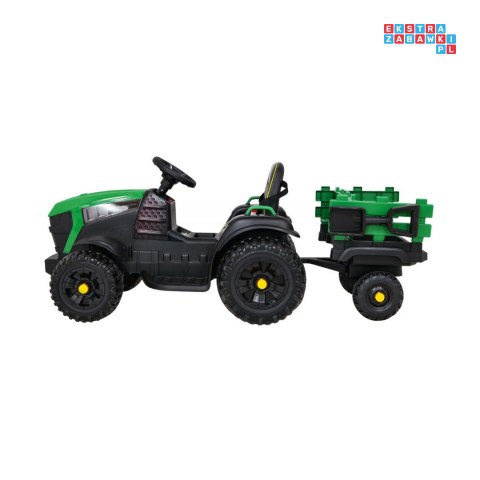 Pojazd traktor Titanium z przyczepą dla dzieci na akumulator 2x45w