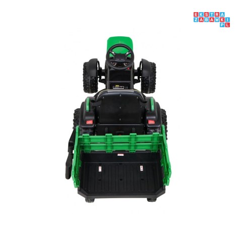 Pojazd traktor Titanium z przyczepą dla dzieci na akumulator 2x45w