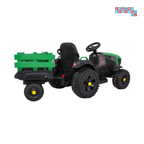 Pojazd traktor Titanium z przyczepą dla dzieci na akumulator 2x45w