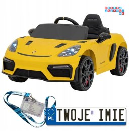 Porsche Spyder RS 718 Auto na akumulator pojazd dla dzieci 2x45w LED EVA