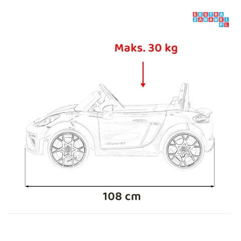 Porsche Spyder RS 718 Lakierowany