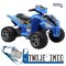 [2036] Quad na akumulator 2x45W 12V/7Ah Duże koła klakson LED MP3 - niebieski